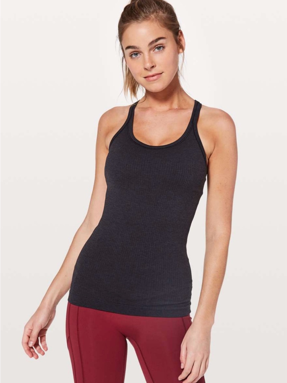Lululemon Women’s Ebb To Street Tank ll- Black- Size 8